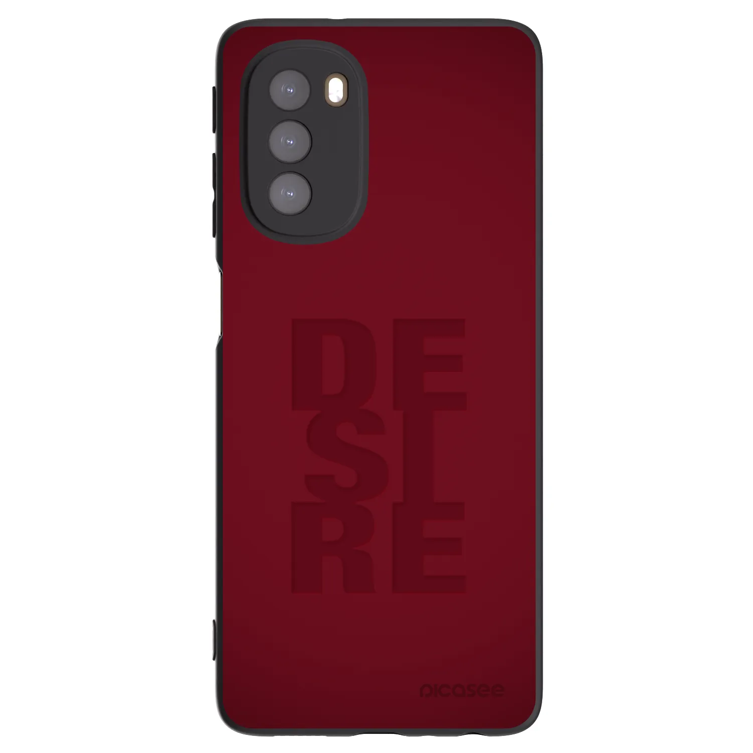 Picasee husă neagră din silicon pentru Motorola Moto G51 - Desire