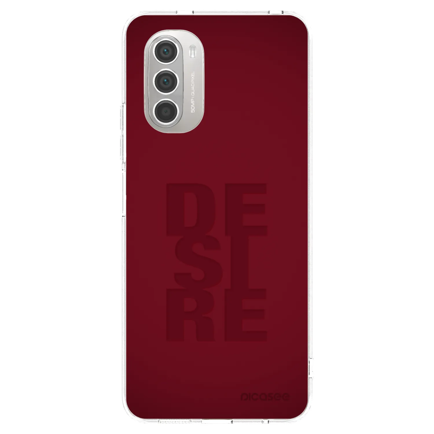 Picasee husă transparentă din silicon pentru Motorola Moto G51 - Desire