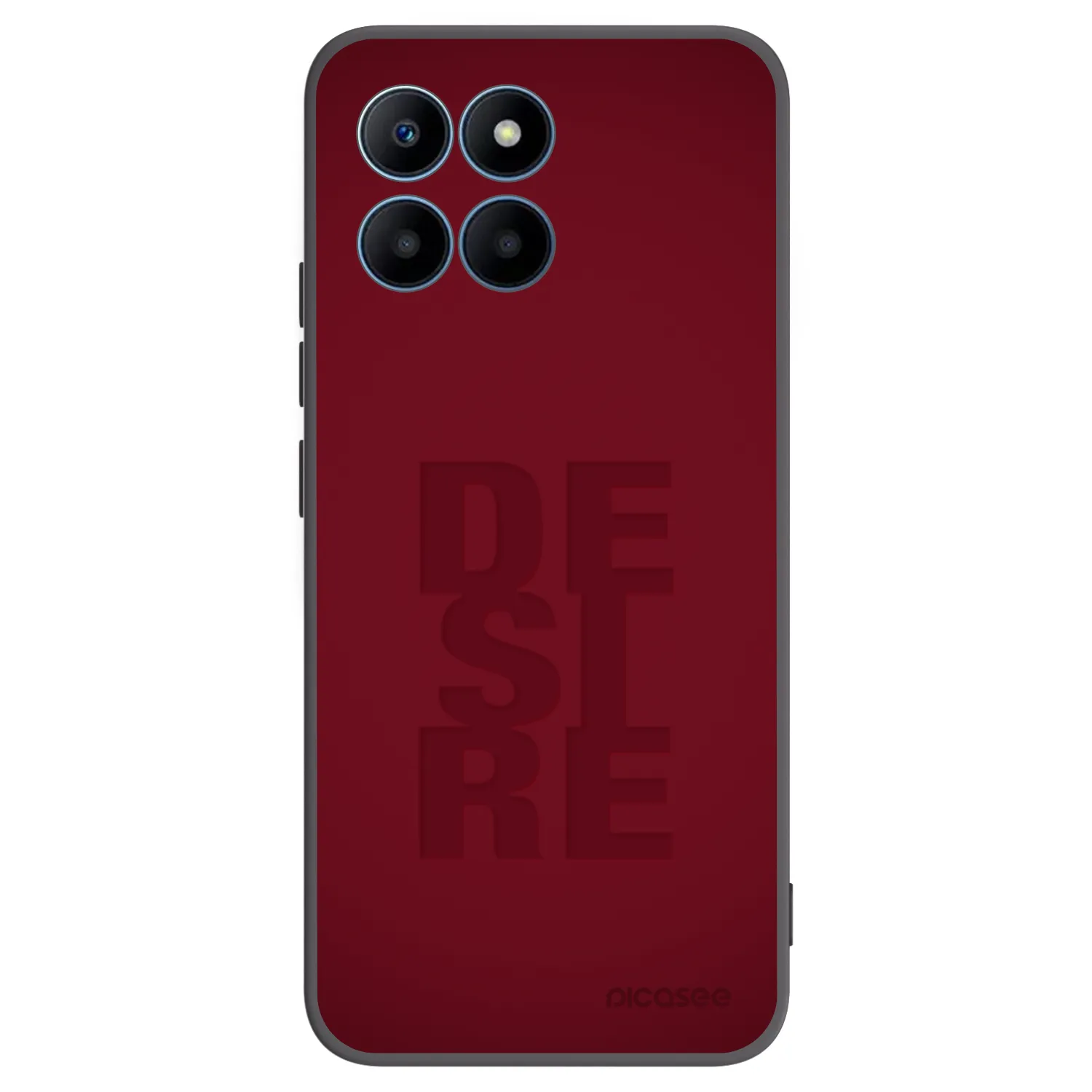 Picasee husă neagră din silicon pentru Honor 70 Lite - Desire