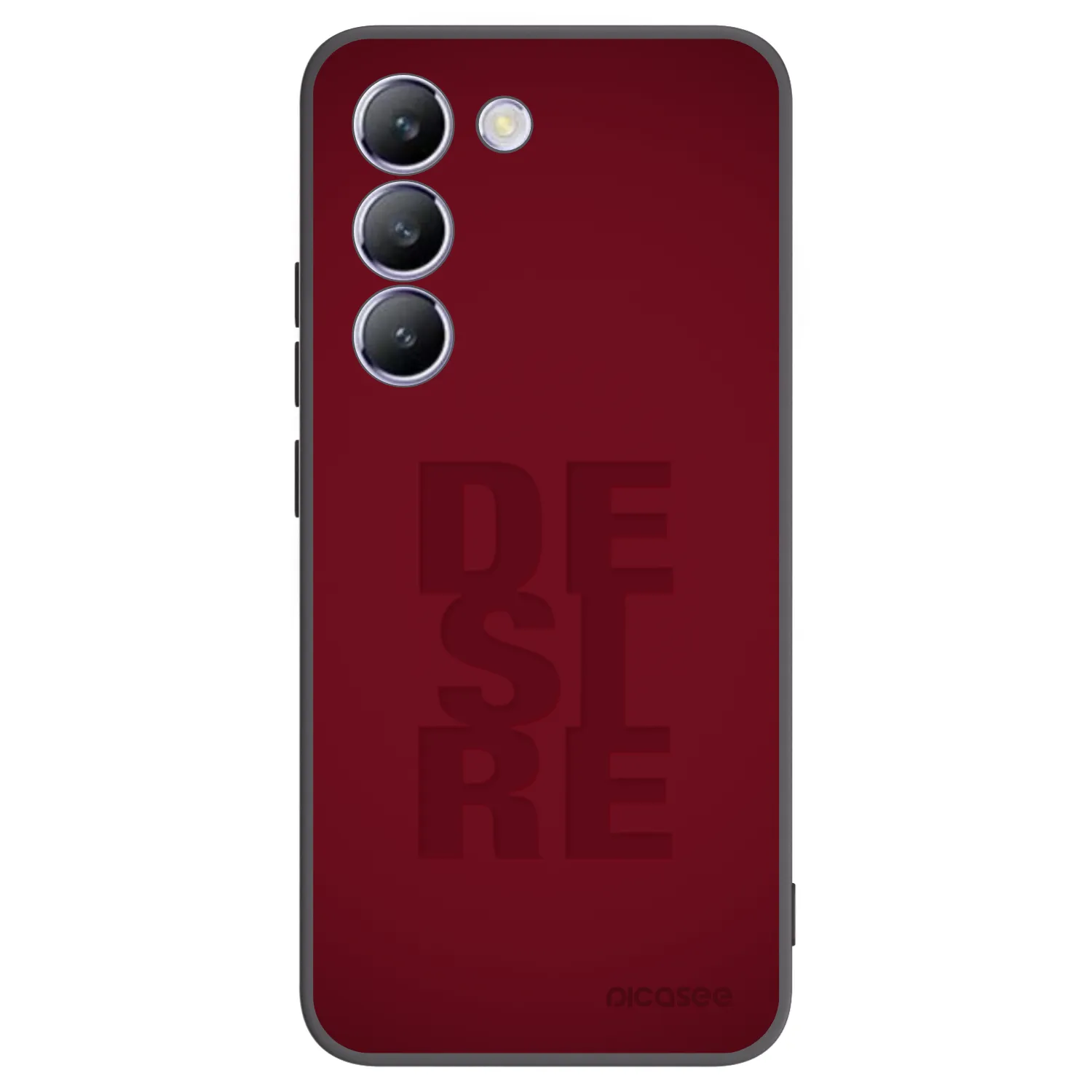 Picasee husă neagră din silicon pentru Vivo V40 SE 5G - Desire