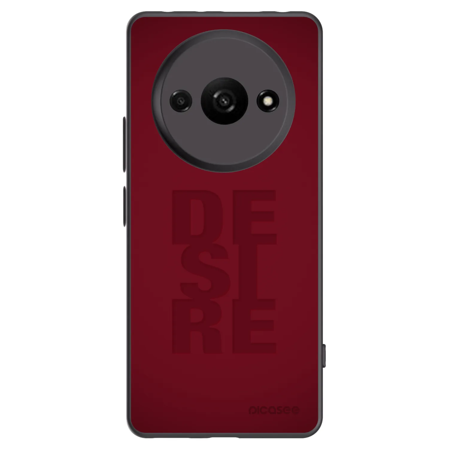 Picasee husă neagră din silicon pentru Xiaomi Redmi A3 - Desire
