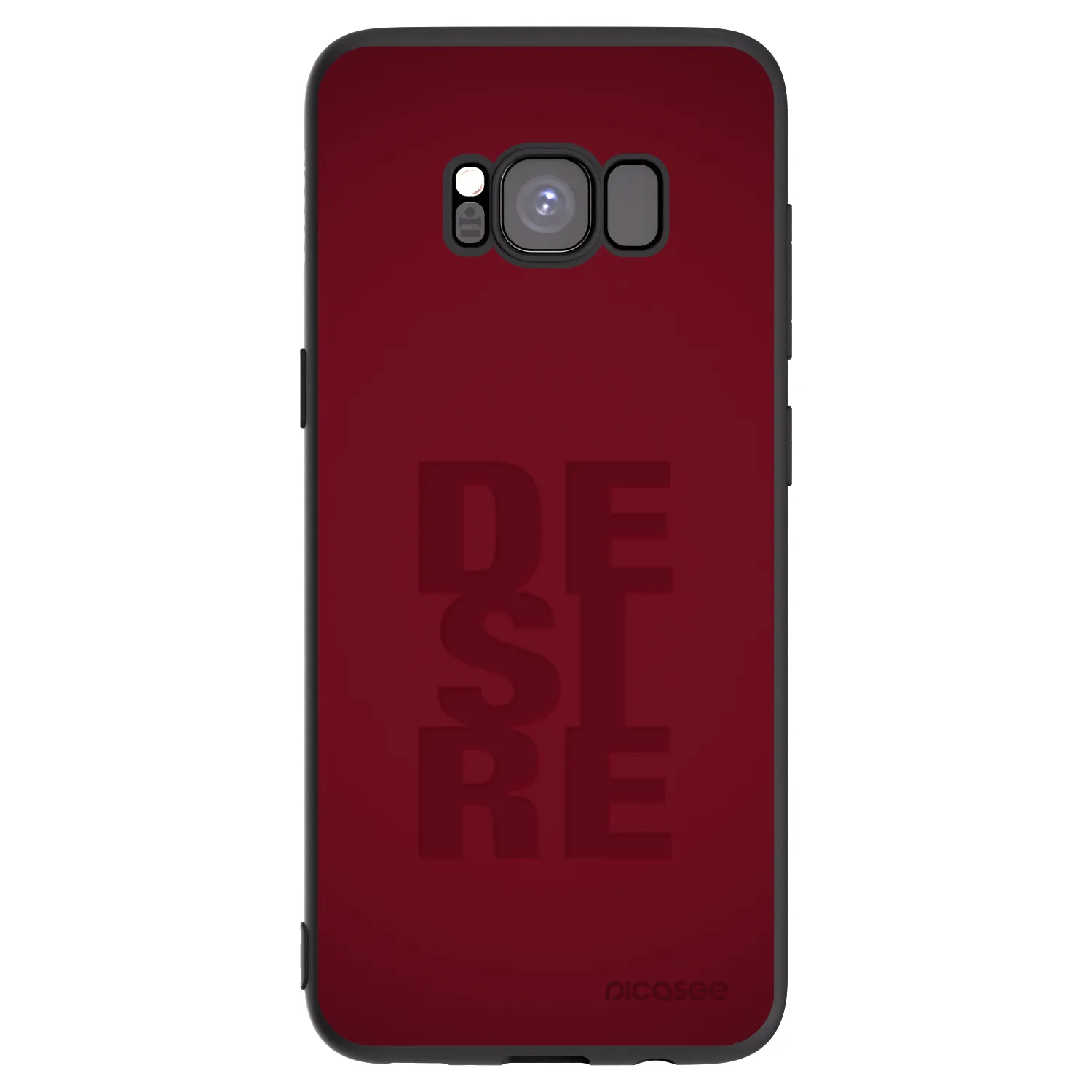 Picasee husă neagră din silicon pentru Samsung Galaxy S8 G950F - Desire