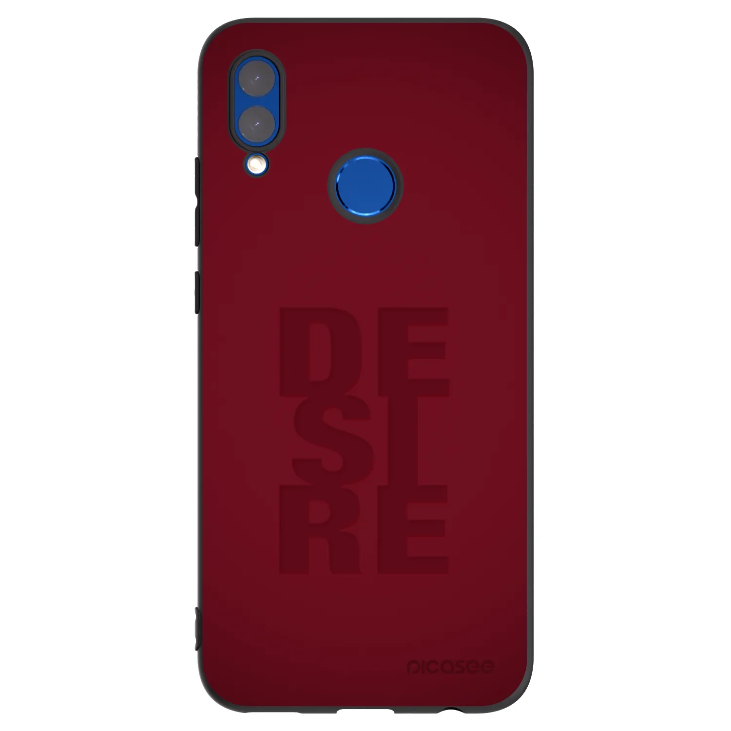Picasee husă neagră din silicon pentru Honor 10 Lite - Desire