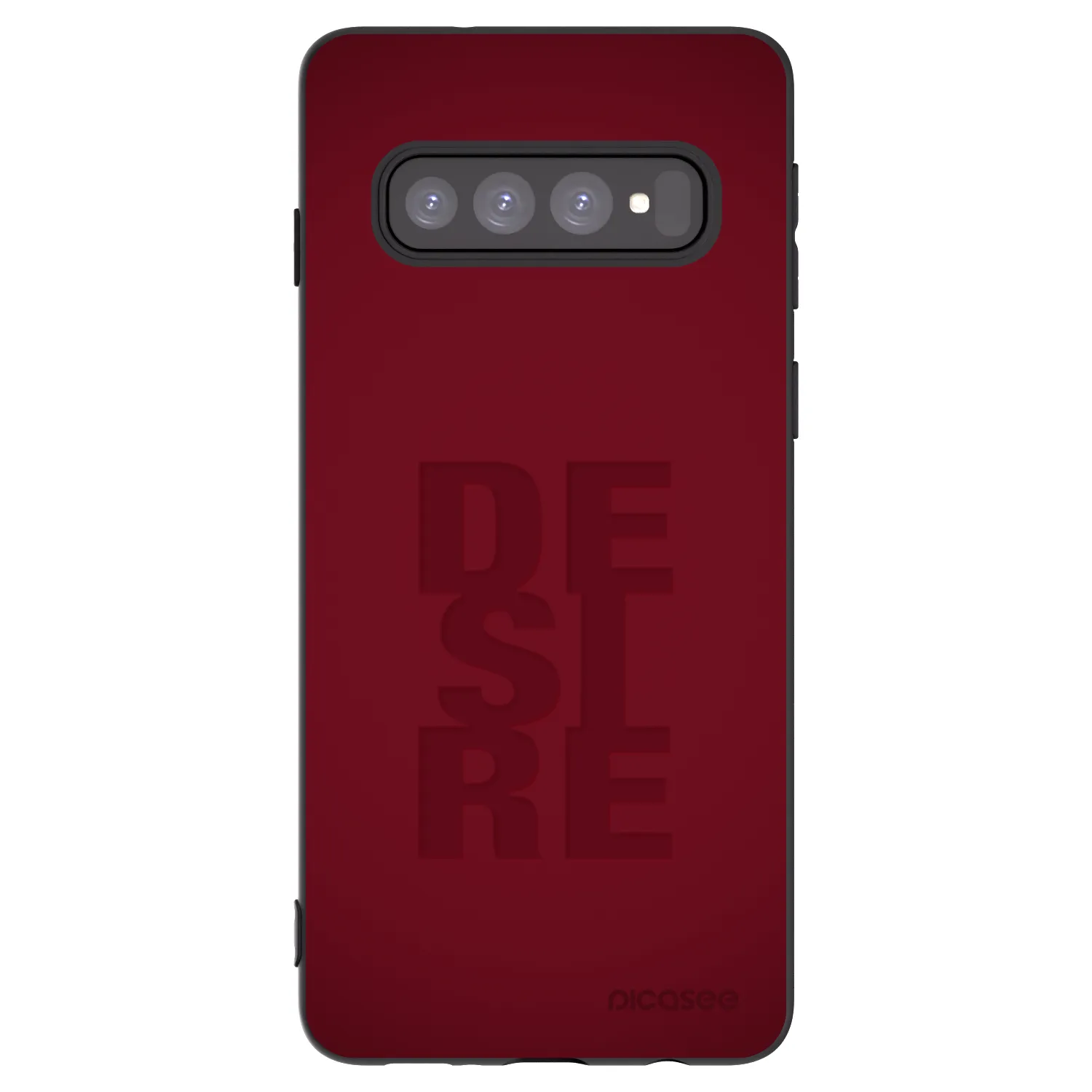 Picasee husă neagră din silicon pentru Samsung Galaxy S10 G973 - Desire