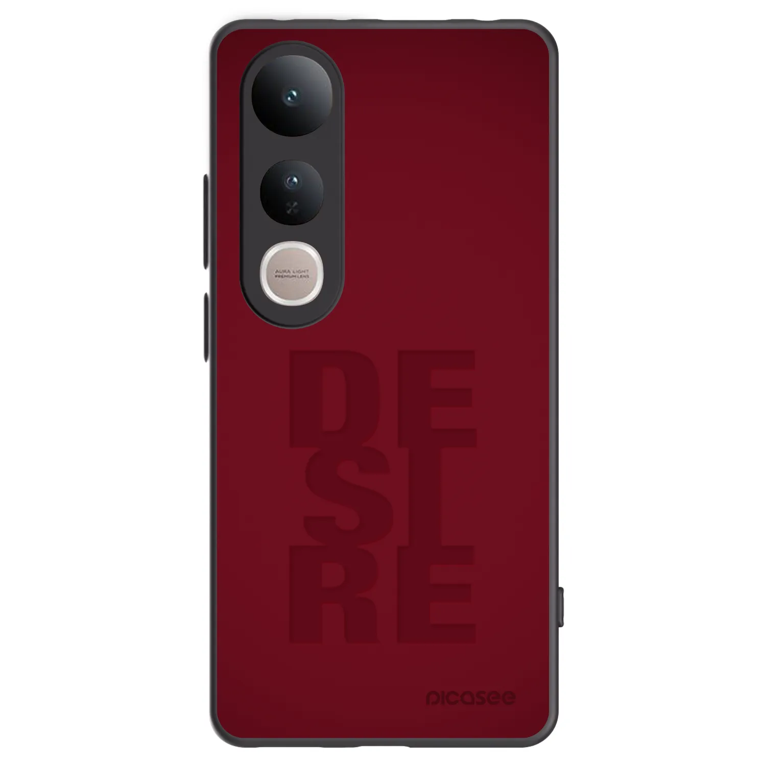 Picasee husă neagră din silicon pentru Vivo V50 Lite 5G - Desire