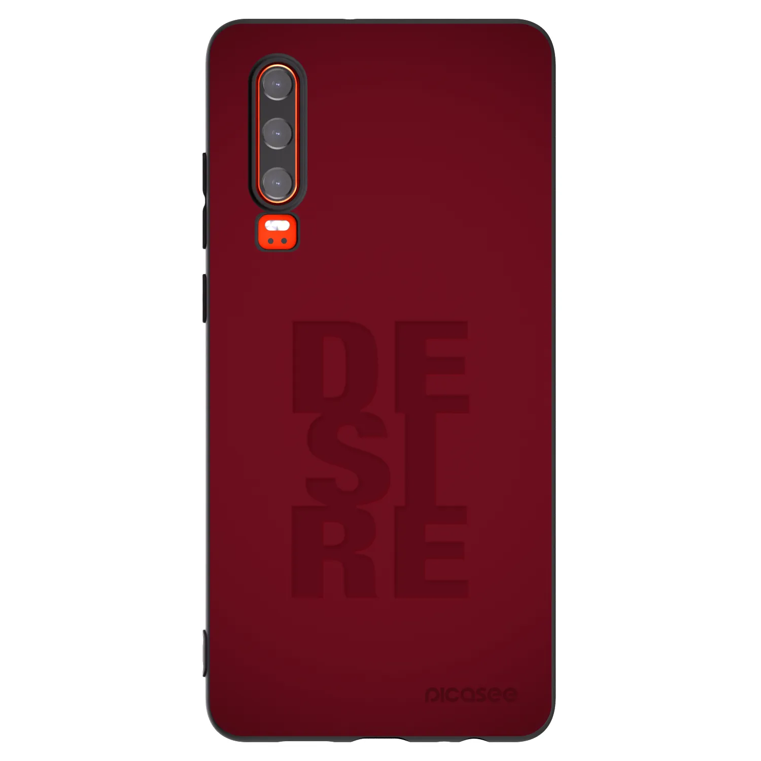 Picasee husă neagră din silicon pentru Huawei P30 - Desire