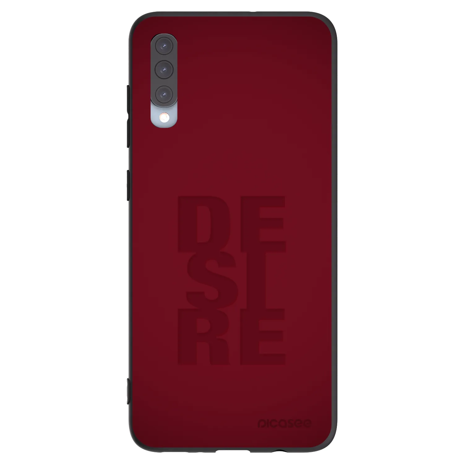 Picasee husă neagră din silicon pentru Samsung Galaxy A70 A705F - Desire