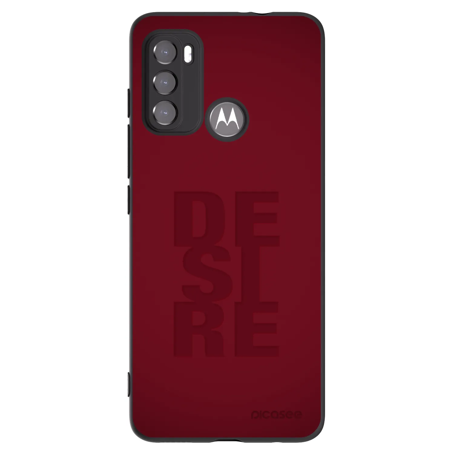 Picasee husă neagră din silicon pentru Motorola Edge 60 5G - Desire