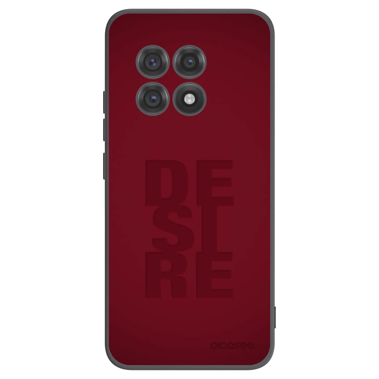 Picasee husă neagră din silicon pentru OnePlus 13R 5G - Desire