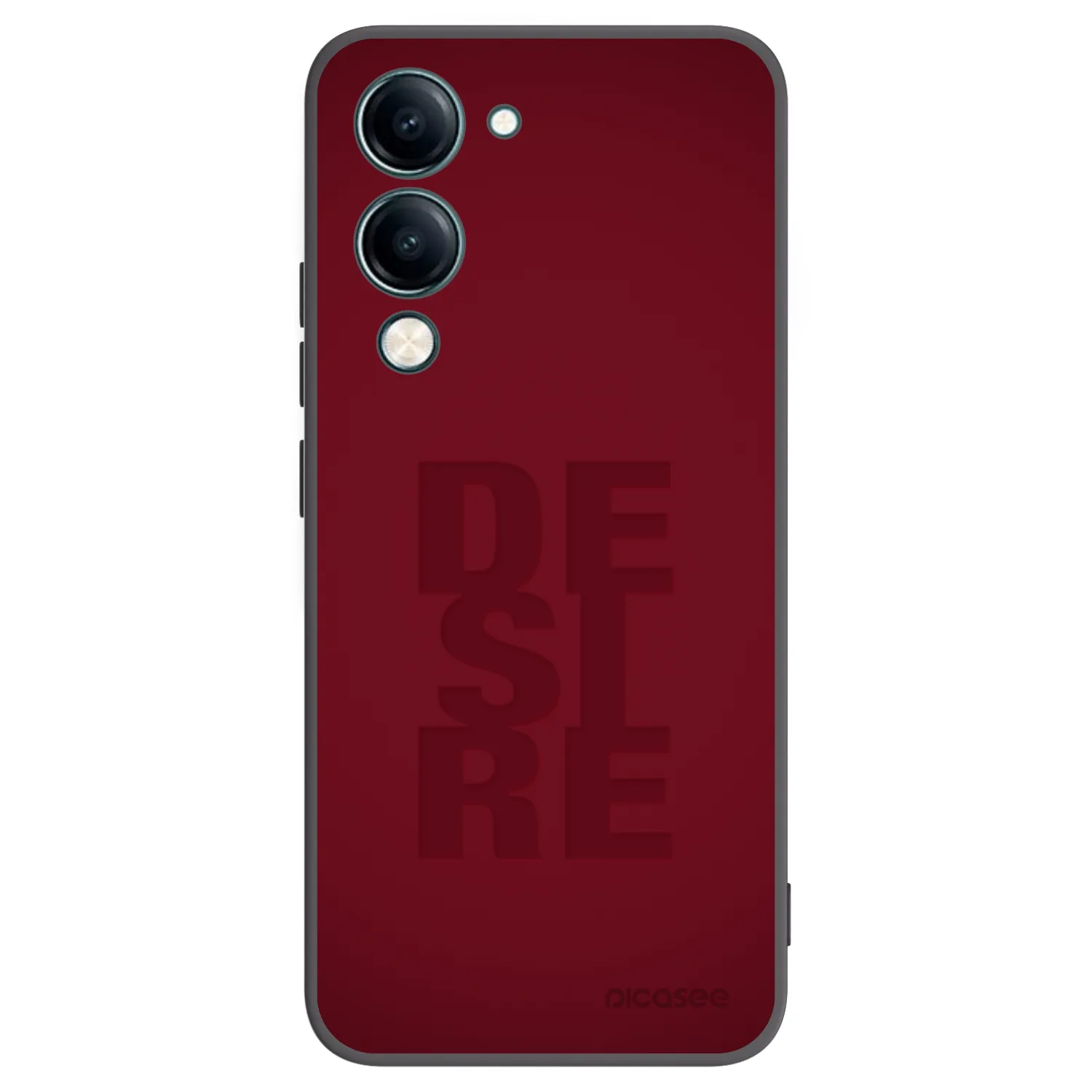 Picasee husă neagră din silicon pentru Vivo Y29s 5G - Desire