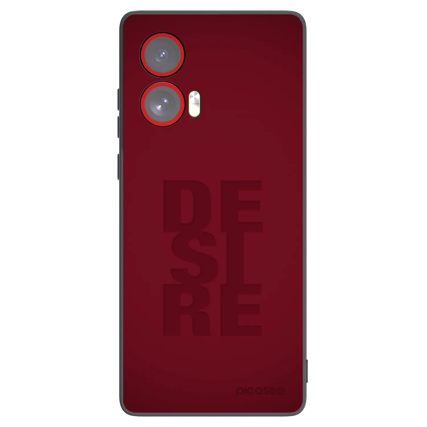 Picasee husă neagră din silicon pentru Motorola Edge 50 Fusion - Desire
