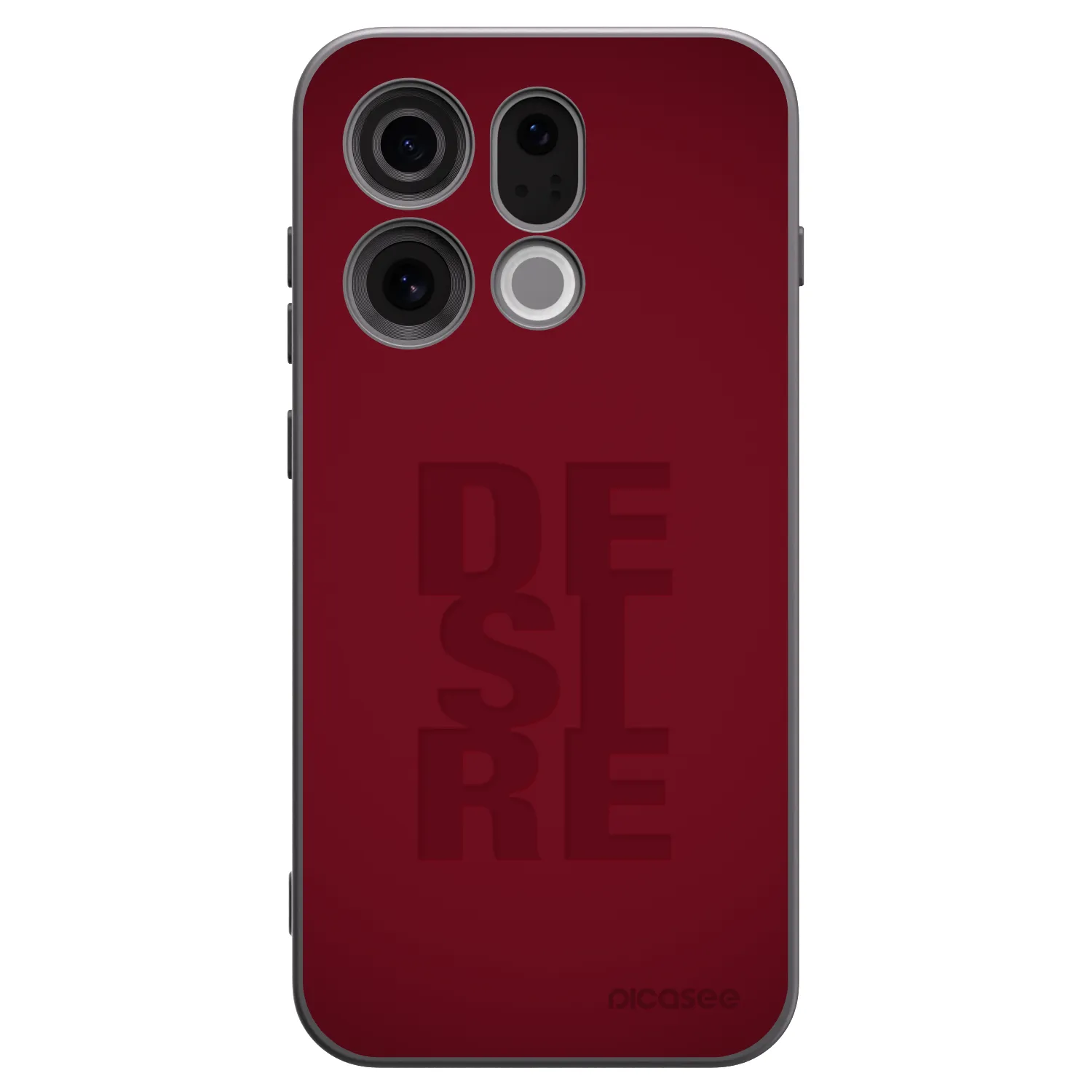 Picasee husă neagră din silicon pentru OPPO Find X9 - Desire