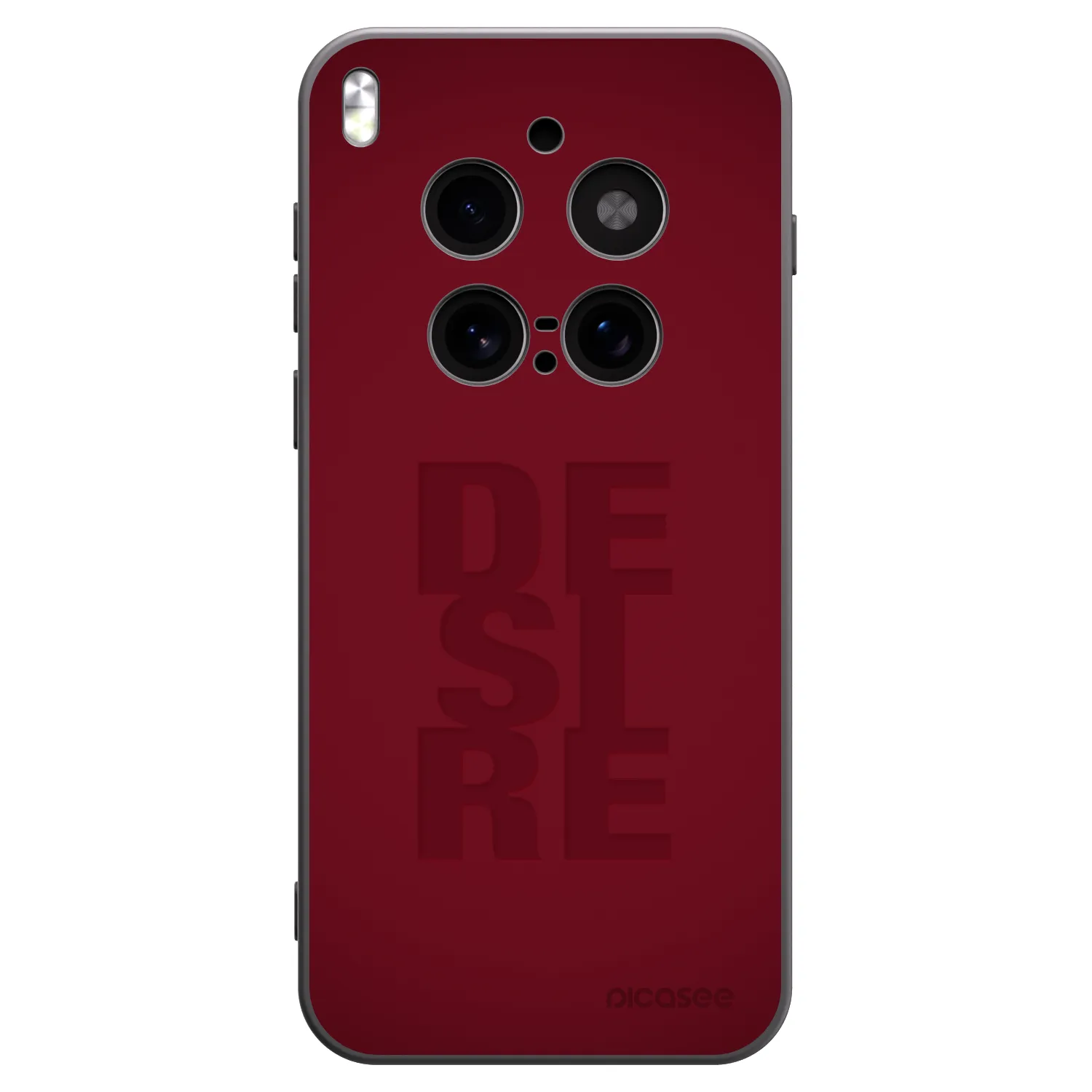 Picasee husă neagră din silicon pentru Vivo X300 Pro - Desire