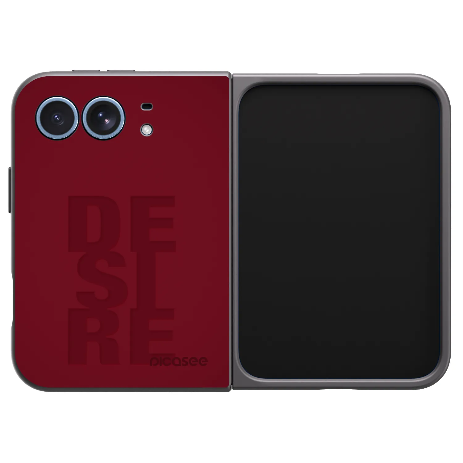 Picasee husă neagră din silicon pentru Apple iPhone Duo - Desire