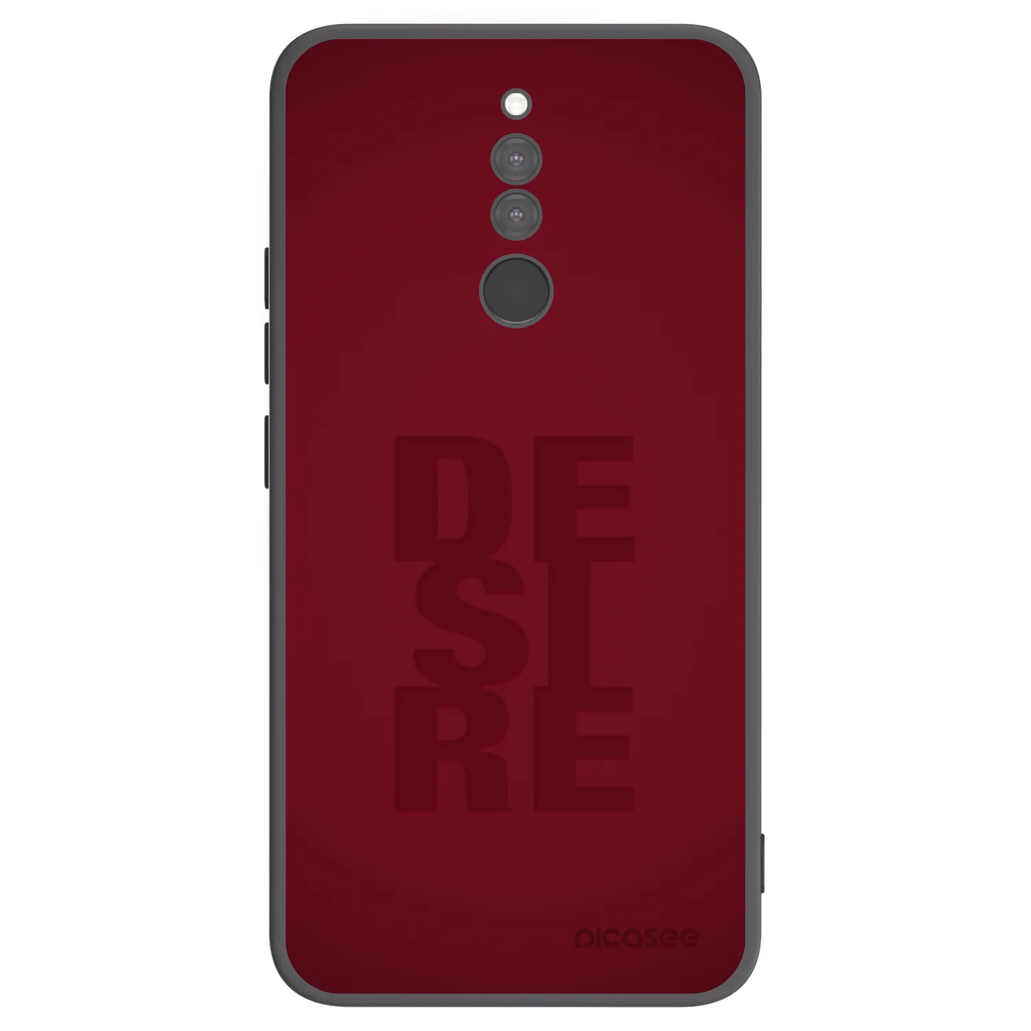 Picasee husă neagră din silicon pentru Xiaomi Redmi 8 - Desire