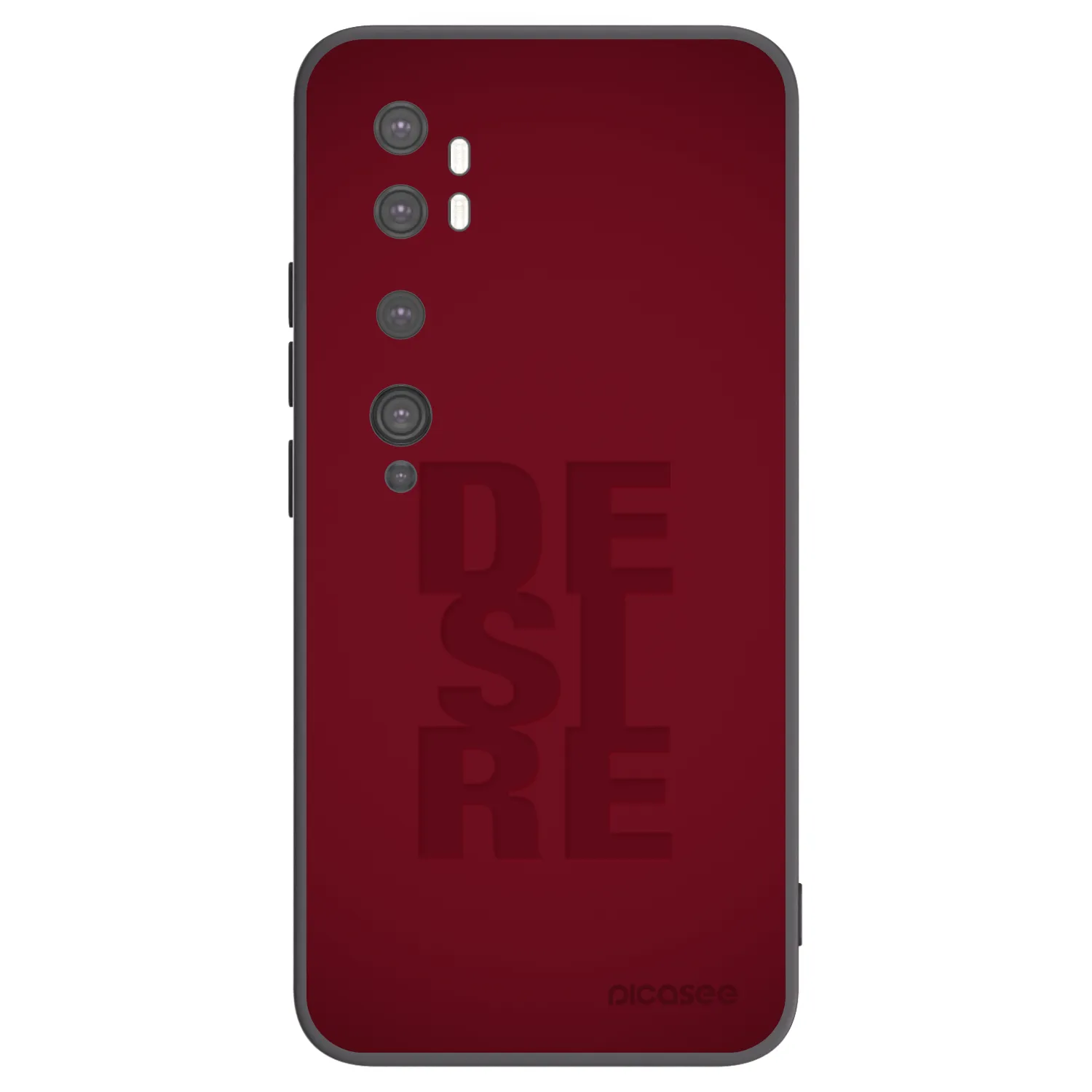 Picasee husă neagră din silicon pentru Xiaomi Mi Note 10 (Pro) - Desire