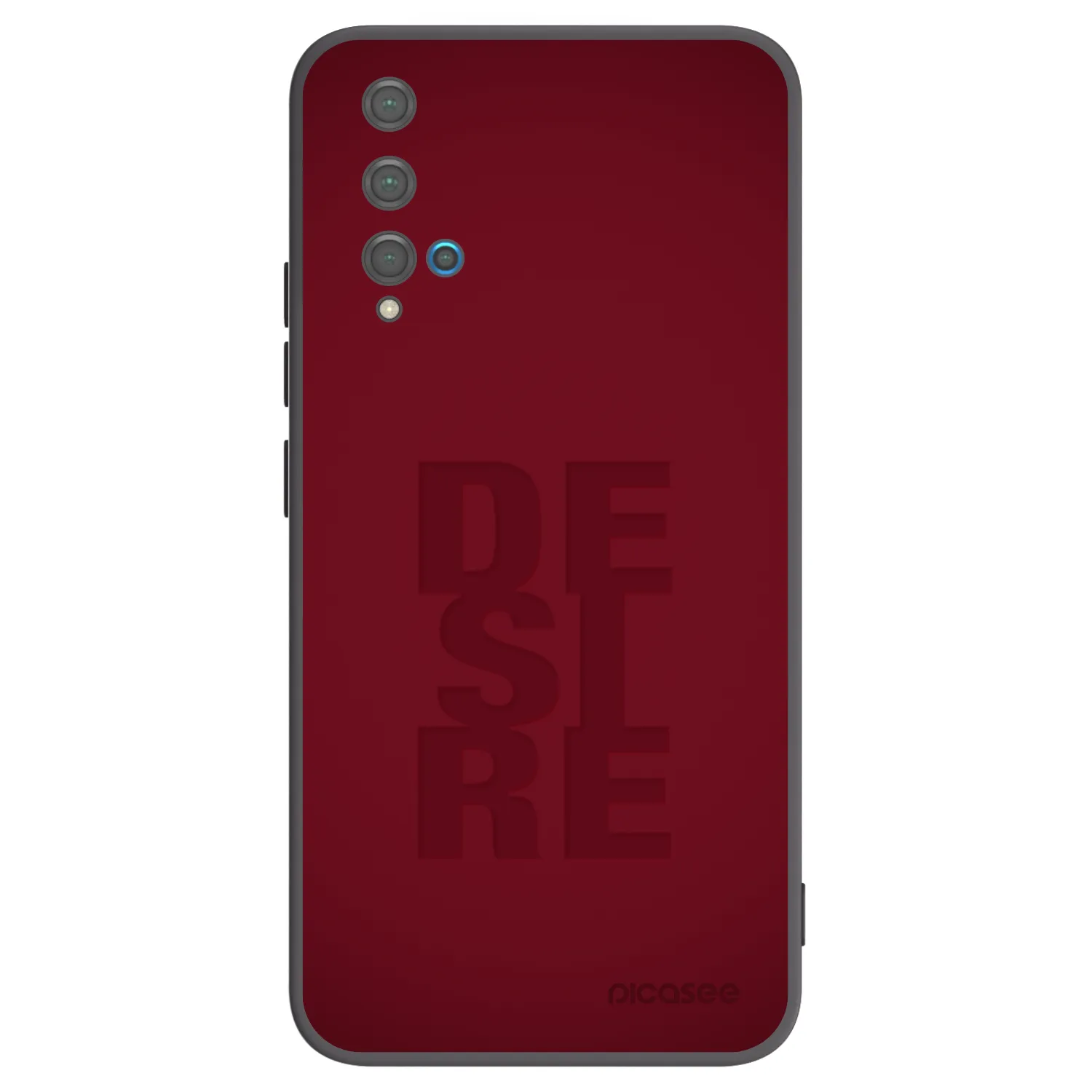 Picasee husă neagră din silicon pentru Huawei Nova 5T - Desire