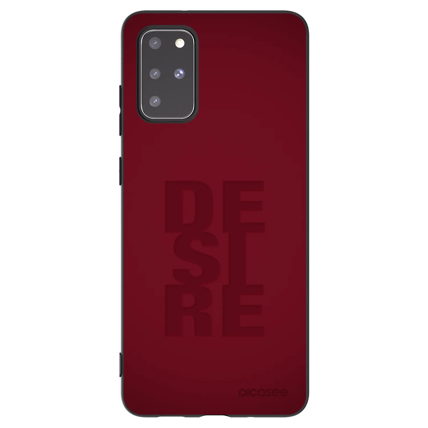 Picasee husă neagră din silicon pentru Samsung Galaxy S20+ G985F - Desire