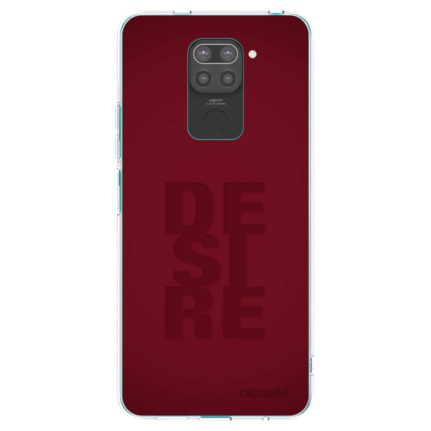 Picasee husă neagră din silicon pentru Xiaomi Redmi Note 9 - Desire