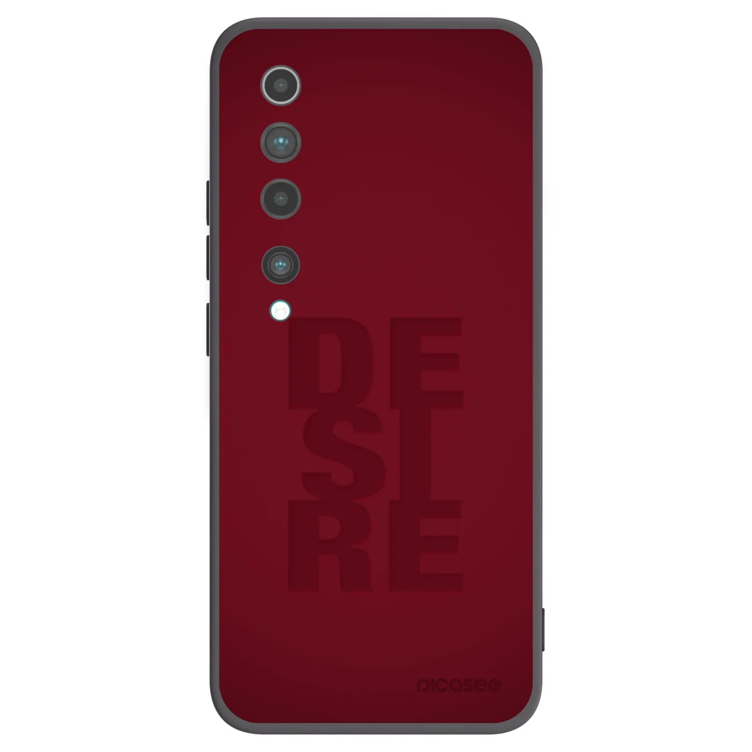Picasee husă neagră din silicon pentru Xiaomi Mi 10 - Desire