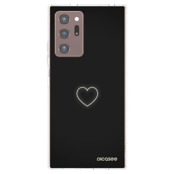 Picasee husă transparentă din silicon pentru Samsung Galaxy Note 20 Ultra - Heart