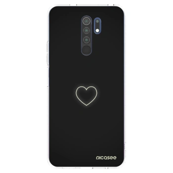 Picasee husă transparentă din silicon pentru Xiaomi Redmi 9 - Heart