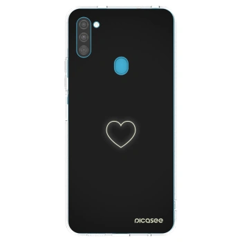 Picasee husă transparentă din silicon pentru Samsung Galaxy M11 - Heart