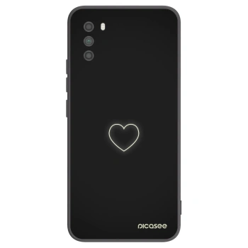 Picasee husă neagră din silicon pentru Xiaomi Poco M3 - Heart