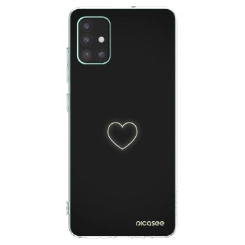 Picasee husă transparentă din silicon pentru Samsung Galaxy M51 M515F - Heart