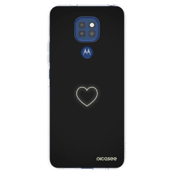 Picasee husă transparentă din silicon pentru Motorola Moto G9 Play - Heart