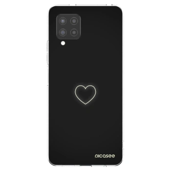 Picasee husă transparentă din silicon pentru Samsung Galaxy A42 A426B - Heart
