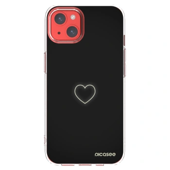 Picasee husă transparentă din silicon pentru Apple iPhone 13 - Heart