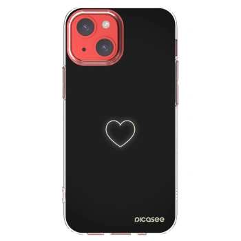 Picasee husă transparentă din silicon pentru Apple iPhone 13 mini - Heart