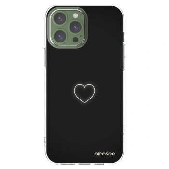 Picasee husă transparentă din silicon pentru Apple iPhone 13 Pro Max - Heart