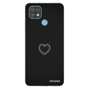 Picasee husă transparentă din silicon pentru Realme C21 - Heart