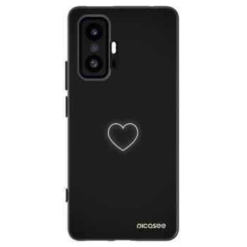 Picasee husă neagră din silicon pentru Xiaomi 11T Pro - Heart