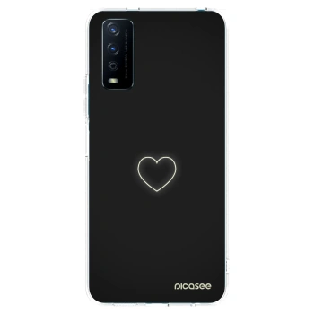 Picasee husă transparentă din silicon pentru Vivo Y11s - Heart
