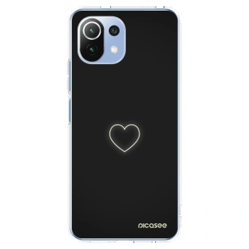 Picasee husă transparentă din silicon pentru Xiaomi 11 Lite 5G NE - Heart