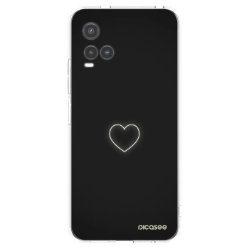 Picasee husă transparentă din silicon pentru Vivo Y33s - Heart