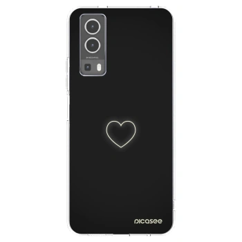 Picasee husă transparentă din silicon pentru Vivo Y72 5G - Heart