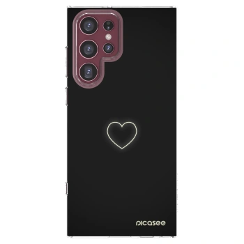 Picasee husă transparentă din silicon pentru Samsung Galaxy S22 Ultra 5G - Heart