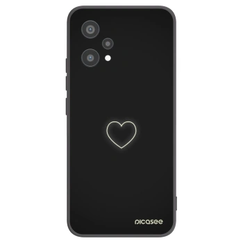 Picasee husă neagră din silicon pentru Realme 9 Pro 5G - Heart