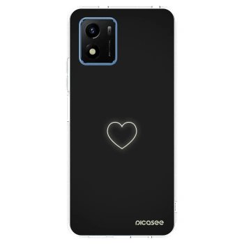 Picasee husă transparentă din silicon pentru Vivo Y01 - Heart