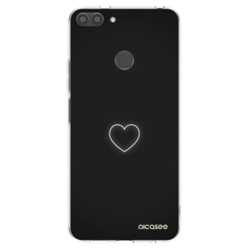 Picasee husă transparentă din silicon pentru Huawei P Smart - Heart