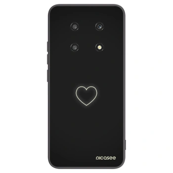 Picasee husă neagră din silicon pentru Honor Magic4 Lite 5G - Heart