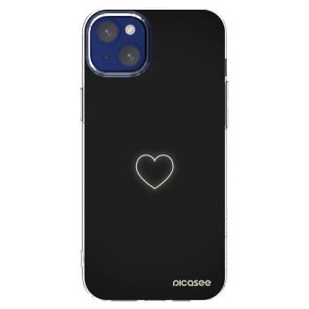 Picasee husă transparentă din silicon pentru Apple iPhone 14 Plus - Heart