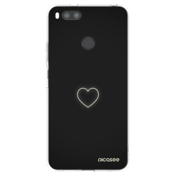 Picasee husă transparentă din silicon pentru Xiaomi Redmi A1 - Heart