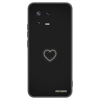 Picasee husă neagră din silicon pentru Xiaomi 13 Pro - Heart