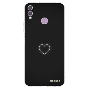 Picasee husă transparentă din silicon pentru Honor 8X - Heart