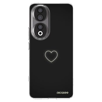 Picasee husă transparentă din silicon pentru Honor 90 5G - Heart